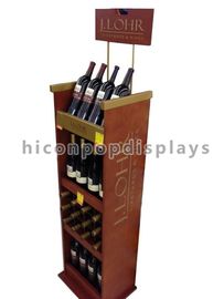 China Dispositivos elétricos de madeira varejos das exposições de venda do suporte de exposição do vinho fornecedor