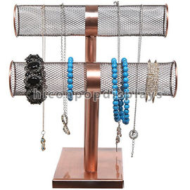 China Suporte de exposição de bronze da joia da bancada da exposição dos acessórios do retalho da cor para o bracelete fornecedor