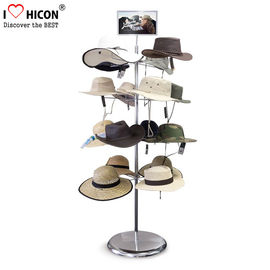 China Livre a cremalheira de gerencio ereta do tampão do suporte de exposição 7-Layer do chapéu do metal para a loja fornecedor