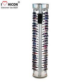 China Cremalheiras de exposição de giro dos óculos de sol da loja do Eyewear com metal Rod baixo de madeira fornecedor
