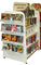 suportes de exposição do CD do retalho do branco 4-Way autônomos para livrarias/supermercado fornecedor