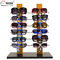 12 pares do Desktop de madeira da exposição de Sunglass, projeto simples feito sob encomenda de cremalheira de exposição do Eyewear fornecedor