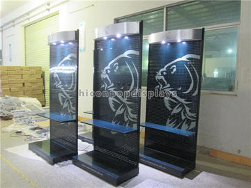 China Suporte de exposição da propaganda da iluminação do diodo emissor de luz da loja do OEM/ODM com ganchos do metal fornecedor
