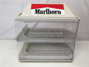 China Vitrina acrílica 2 lustrados transparentes do cigarro de Marlboro do vintage - mergulhado fornecedor