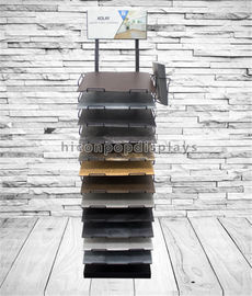 China Cremalheira de exposição personalizada do mármore do suporte da sala de exposições da pedra do metal das cremalheiras de exposição da telha de assoalho fornecedor