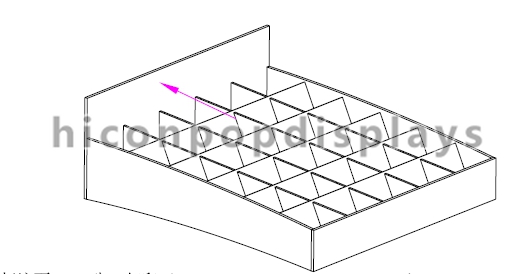 Suportes de exposição acrílicos superiores contrários da telha 3" x 2,4" para azulejos