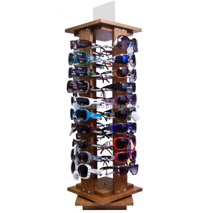 Exposições de venda varejos de giro autônomas para a loja dos óculos de sol