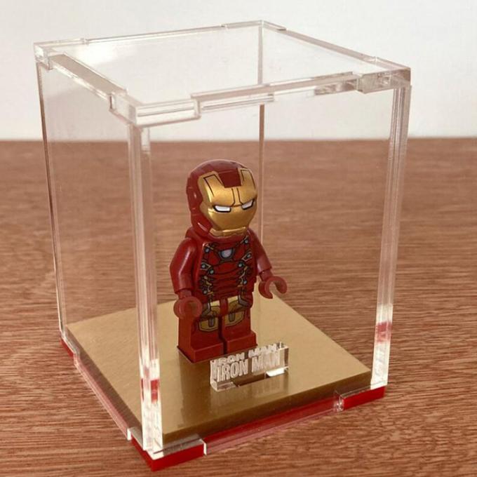 Vitrina feita sob encomenda de Minfig da vitrina acrílica para Lego Minifigures