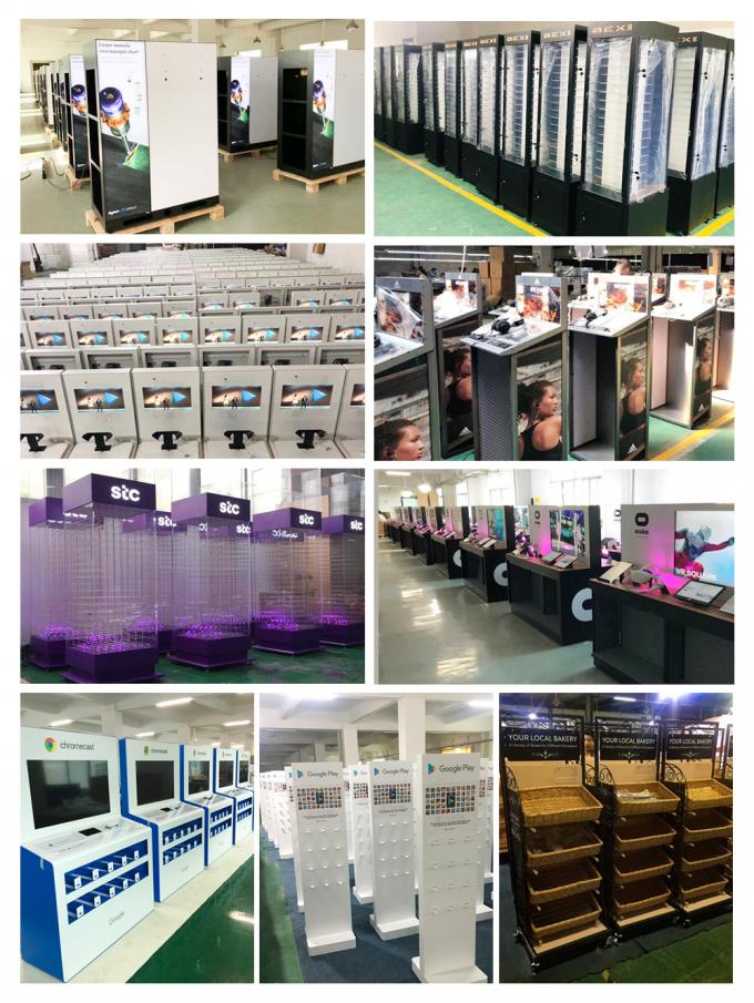 Suportes de exposição recicláveis amigáveis da madeira compensada de Eco para lojas